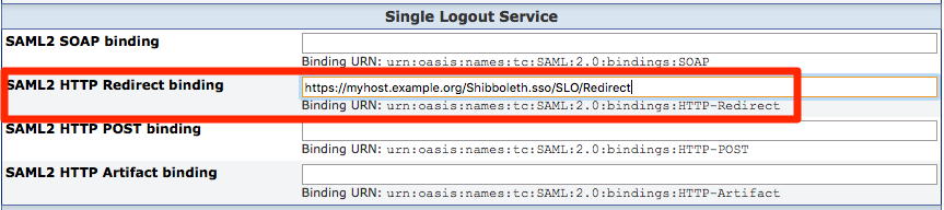 Service Location screenshot from Resoure Registry